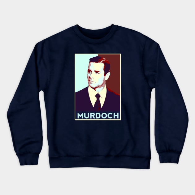 Detective William Murdoch Pop Art Crewneck Sweatshirt by raiseastorm